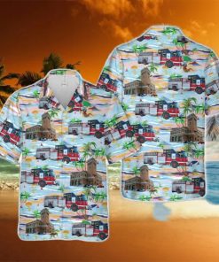 MONTREAL Fire Department Fire Station no 3 Hawaiian Shirt