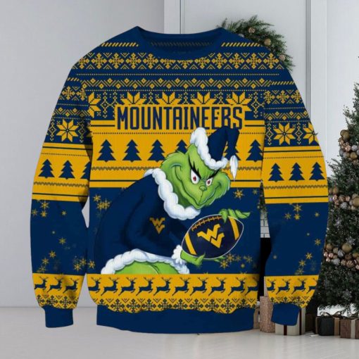 MOUNTAINEERS GRNCH CHRISTMAS UGLY SWEATER