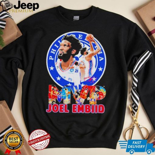 MVP Joel Embiid #21 Philadelphia 76ers 2023 shirt