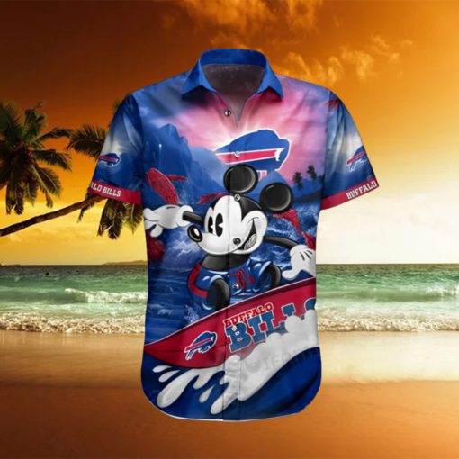 Buffalo Bills Hawaiian Shirt Mickey Surfing Unique Buffalo Bills Gift
