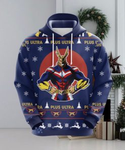 MY HERO ACADEMIA All Might Ugly Christmas Pullover Hoodie