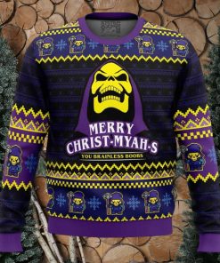 MYAH rry Christ MYAHs He Man Ugly Christmas Sweater