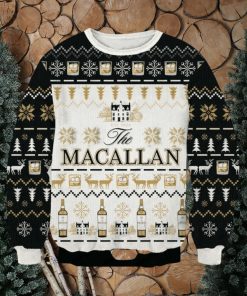 Macallan For Christmas Gifts Ugly Christmas Wool Knitted Sweater