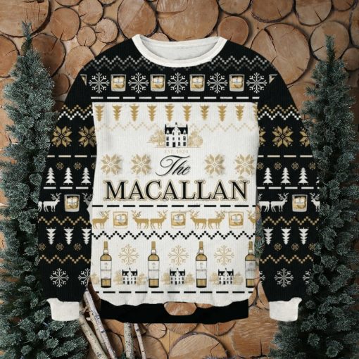 Macallan For Christmas Gifts Ugly Christmas Wool Knitted Sweater