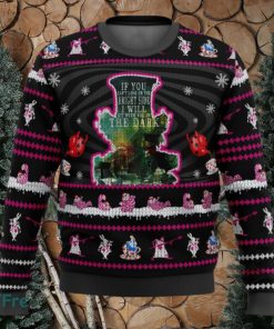 Mad Hatter Alice In Wonderland 3D Ugly Christmas Sweater Christmas Holiday Gift