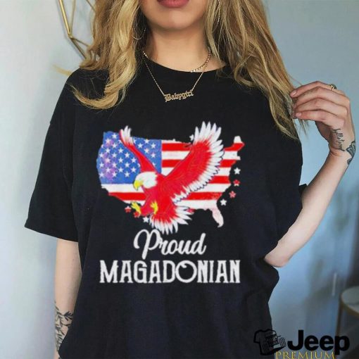 Magadonia 2024 Trump Voter Proud Trump Supporter Magadonian American Flag Shirt