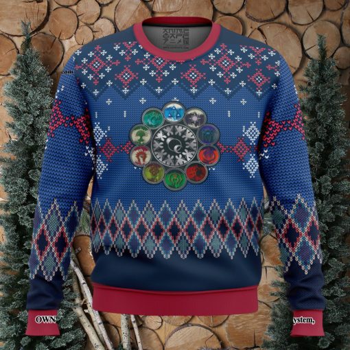 Magic the Gathering Ravnica Ugly Christmas Wool Knitted Sweater