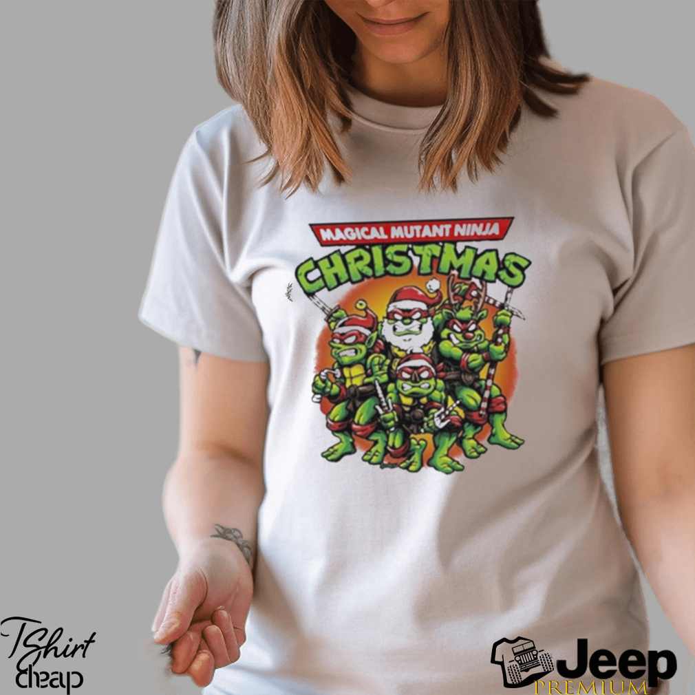 Ninja turtle style Christmas magical mutant ninja Christmas shirt - teejeep