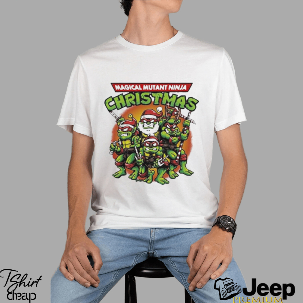 Ninja turtle style Christmas magical mutant ninja Christmas shirt - teejeep