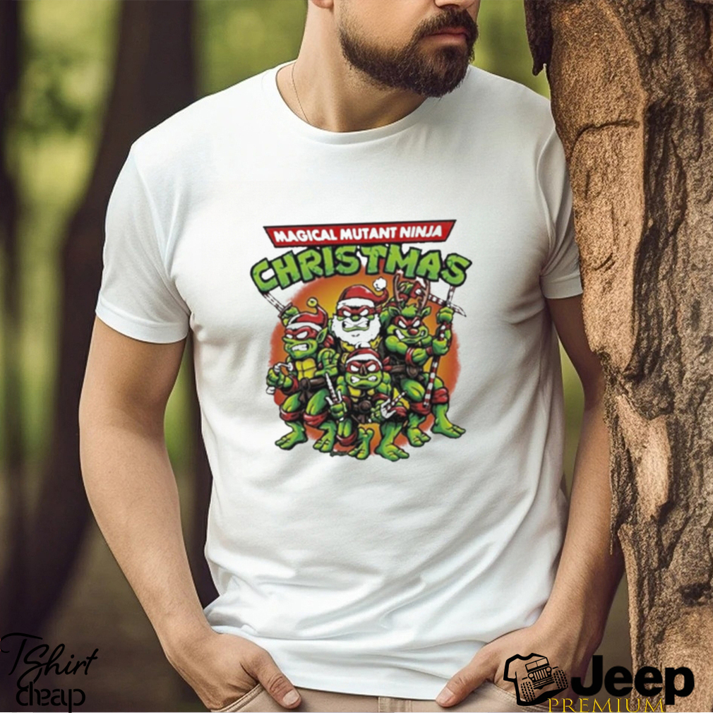 Ninja turtle style Christmas magical mutant ninja Christmas shirt - teejeep