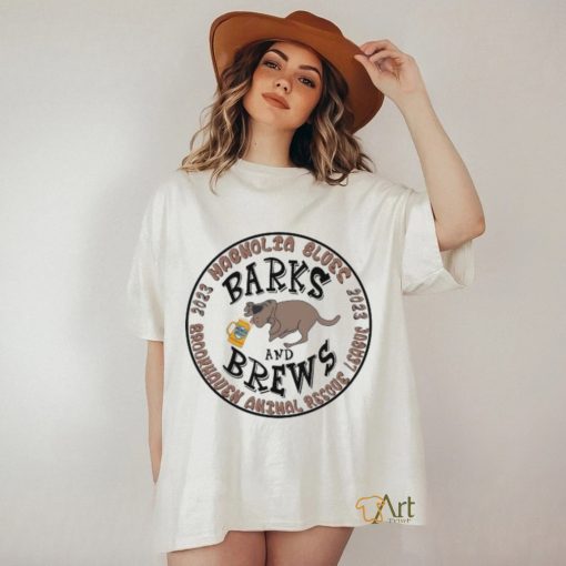 Magnolia Blues 2023 Brookhaven Animal Rescue League 2023 Barks And Brews shirt