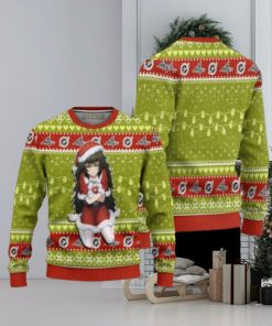 Maho Hiyajo Anime Ugly Christmas Sweater Custom Steins Gate Xmas Gift