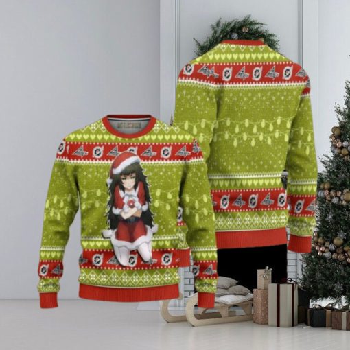 Maho Hiyajo Anime Ugly Christmas Sweater Custom Steins Gate Xmas Gift