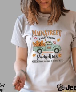 Main Street Farm Fresh Mickey Pumpkins Halloween Thanksgiving Shirt Truck Tee Classic Hoodie