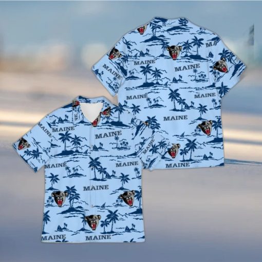 Maine Black Bears Halloween Hawaiian Shirt For Men And Women Gift Beach