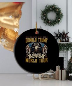 Make America Great Again Donald Trump 2024 World Tour Ornament