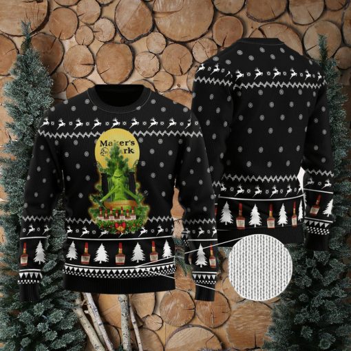 Maker’S Mark Grinch Snow Ugly Christmas Sweater For Men And Women Gift