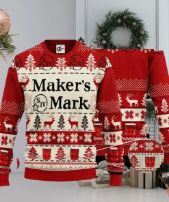 Maker’s Mark 3D Ugly Christmas Sweater Unisex Sweater Christmas Gift