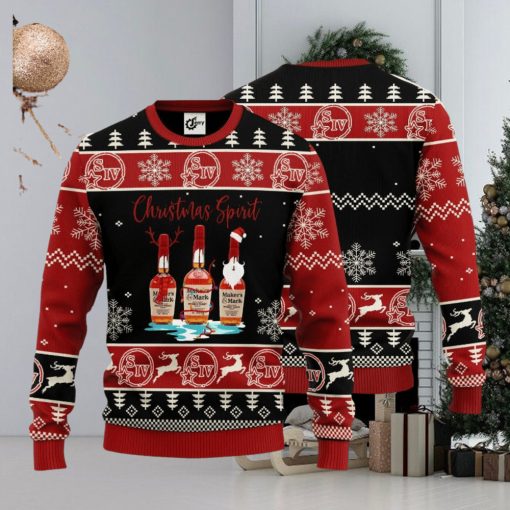 Maker’s Mark Christmas Spirit 3D Ugly Christmas Sweater Unisex Sweater Christmas Gift