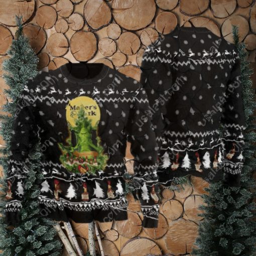 Maker’s Mark Grinch Snowflake Ugly Christmas Sweater For Men And Women