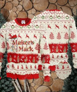 Maker’s Mark Santa Hat Ugly Christmas Sweater For Men And Women