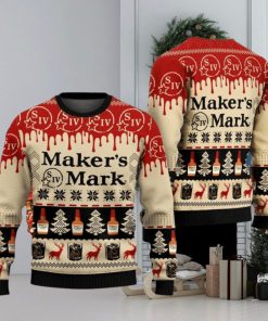 Makers Mark Ugly Sweater Beer Drinking
