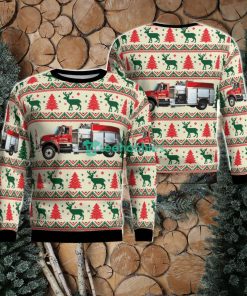 Malcolm Volunteer Fire Rescue Malcolm Nebraska Christmas AOP Ugly Sweater For Men Women