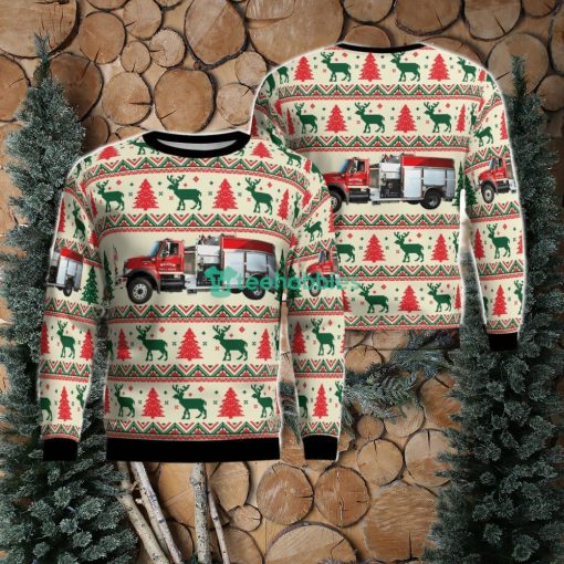 Malcolm Volunteer Fire   Rescue  Malcolm  Nebraska Christmas AOP Ugly Sweater For Men Women