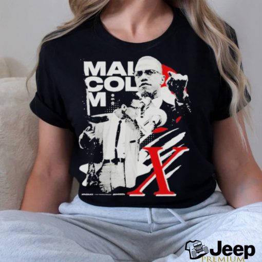 Malcolm X By Any Means seen shirt