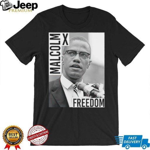 Malcolm X Freedom photo shirt