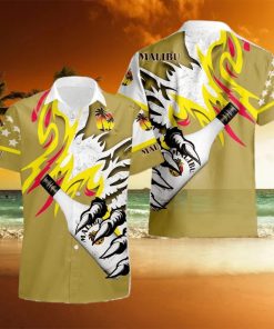 Malibu Rum Monster Claw Gift Hawaiian Set Shirt And Short Summer Beach