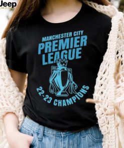 Manchester City Premier League Champions 2023 Tee