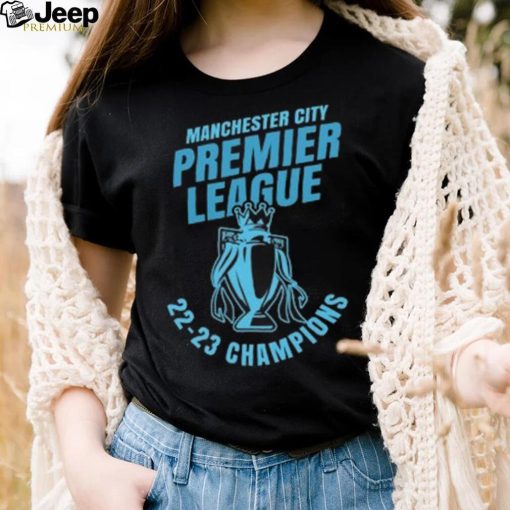 Manchester City Premier League Champions 2023 Tee