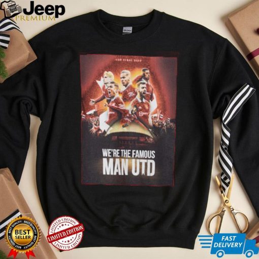 Manchester United FA Cup Road To Final Mens Montage T Shirt