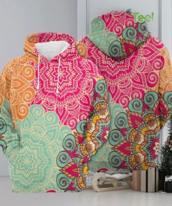 Mandala 3D Printed Hoodie Ver 2