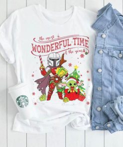 Mandalorian And Yoda Christmas Shirt, The Most Wonderful Time Of The Years Shirt