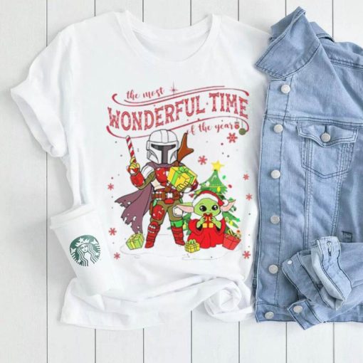 Mandalorian And Yoda Christmas Shirt, The Most Wonderful Time Of The Years Shirt