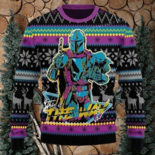 Mandalorian Baby Yoda Christmas Christmas Ugly Sweater Party