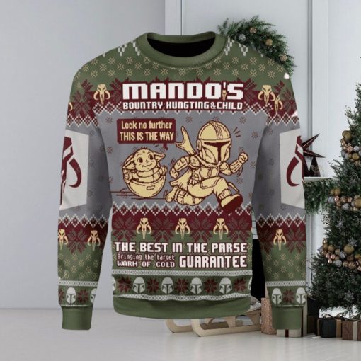 Mando’s Bountry Hunting Ugly Christmas Sweater New For Men And Women