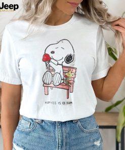 Mango Kids Polera Estampada Snoopy Bebé Niña