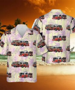 Manhattan, New York, FDNY Engine 22Ladder 13Battalion 10 Hawaiian Shirt