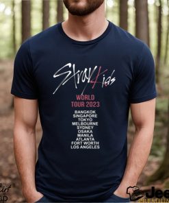 Maniac Kpop Concert Stray Kids World Tour 2023 T Shirt