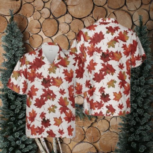 Maple Leaf Hawaiian Shirt