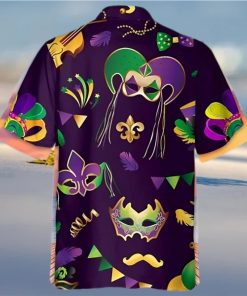 Mardi Gras Mask Hawaiian Shirt Funny Fat Tuesday