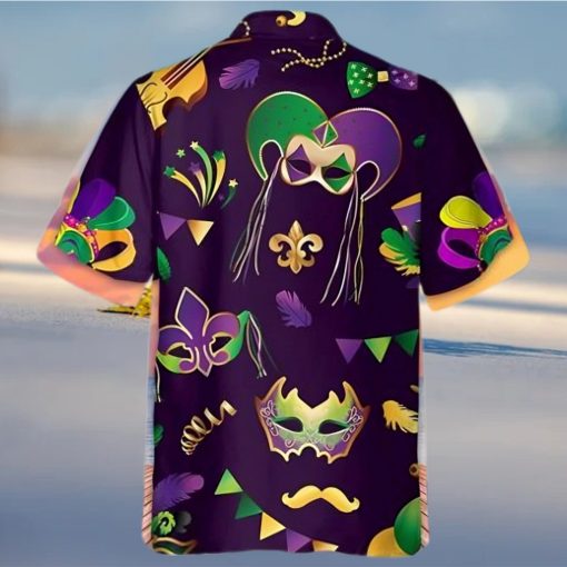 Mardi Gras Mask Hawaiian Shirt Funny Fat Tuesday