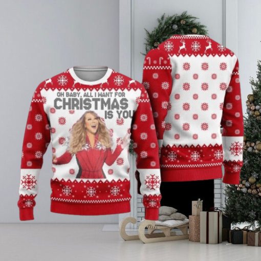 Mariah Carey Oh Baby All I Want For Christmas Is You Sweater