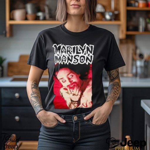 Marilyn Manson Horror Vintage Merch 2023 Merchandise Tour Memorabilia Shirt Unisex Sweatshirt