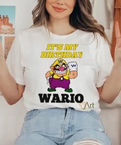 Mario Bros Wario it’s my Birthday game shirt