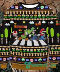Mario Christmas Ugly Sweater 3D