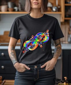 Mario Kart on a Mobius strip Mobius Kart LGBT Pride race shirt